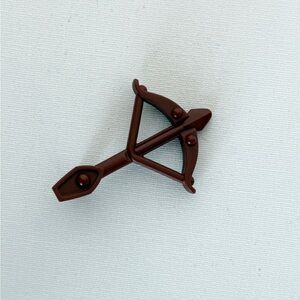 Vintage LEGO Reddish Brown Crossbow Minifigure Weapon (Part 51786)